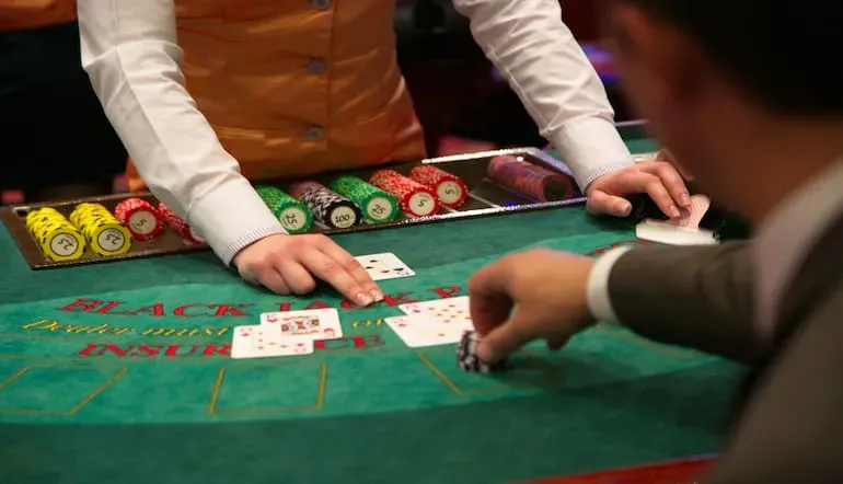 blackjack-bord